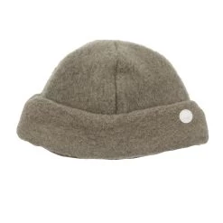 Fleece Beanie - Olive Wool