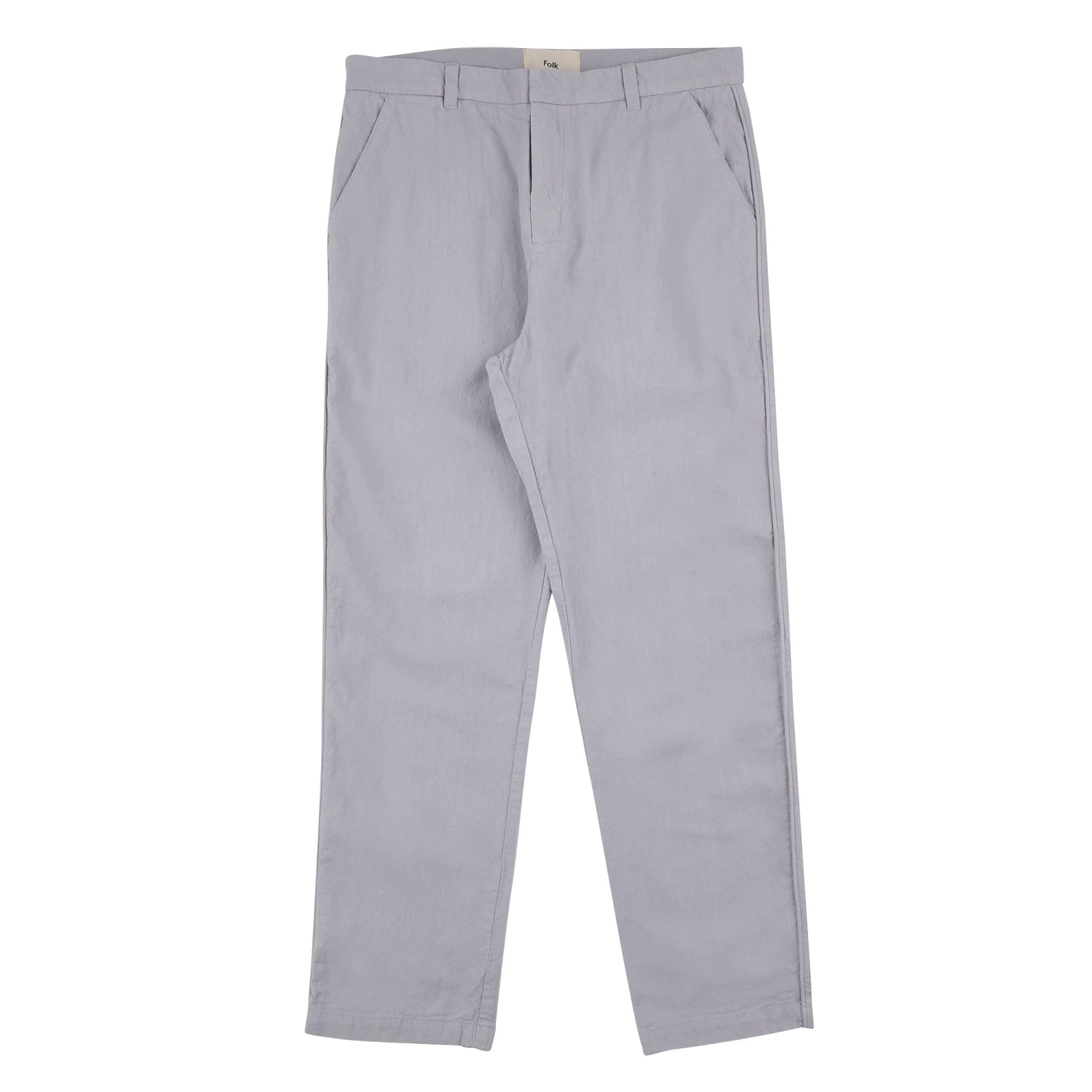 Cotton Linen Trouser Fixed - Mist Blue 3 Cotton Linen Trouser Fixed - Mist Blue