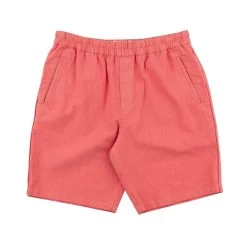 Assembly Short - Coral Cotton Linen