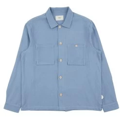 Patch Overshirt - Washed Blue Hemp Canvas