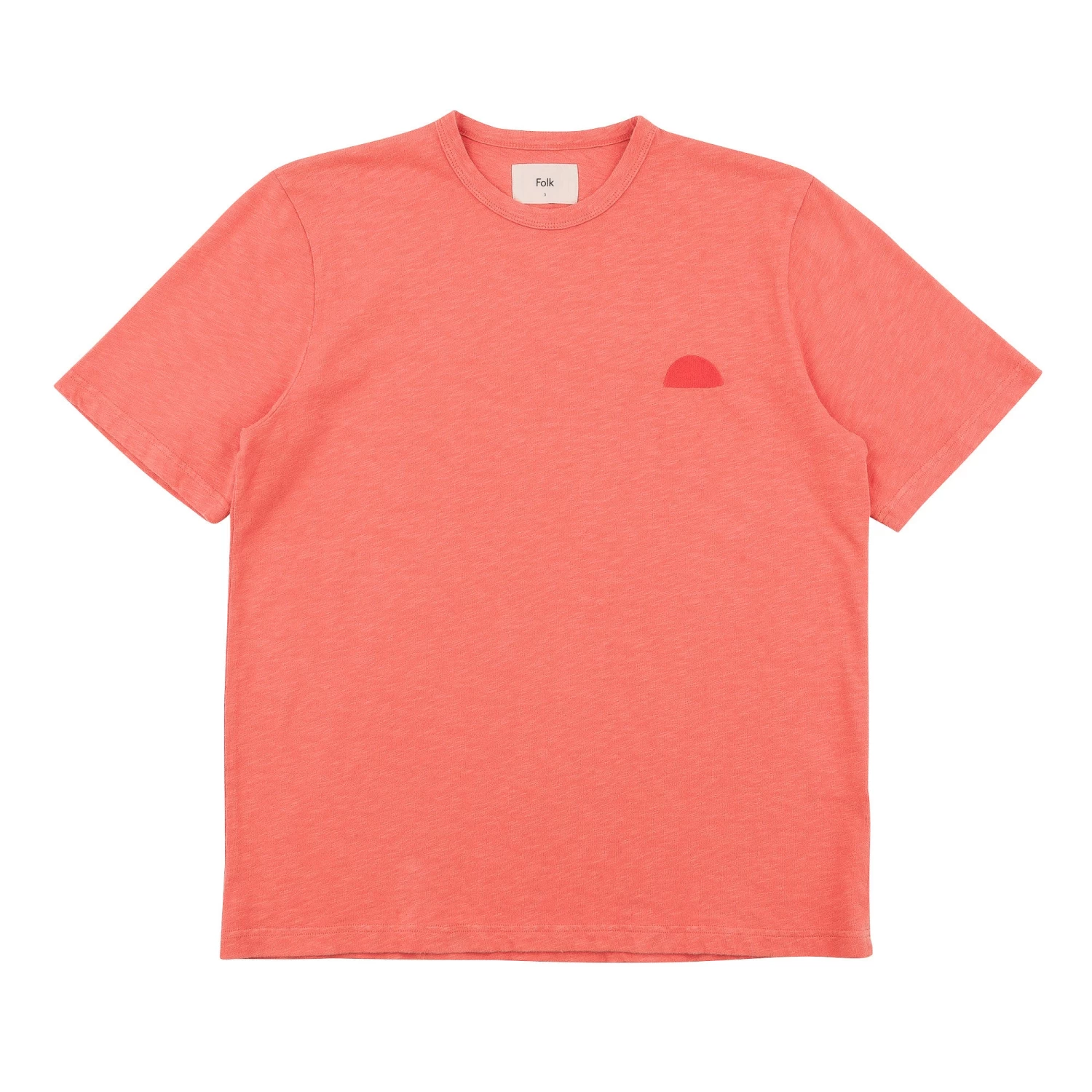 Slub Tee - Coral 3 Slub Tee - Coral