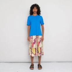 Multistitch Tee Women's - Ocean Blue