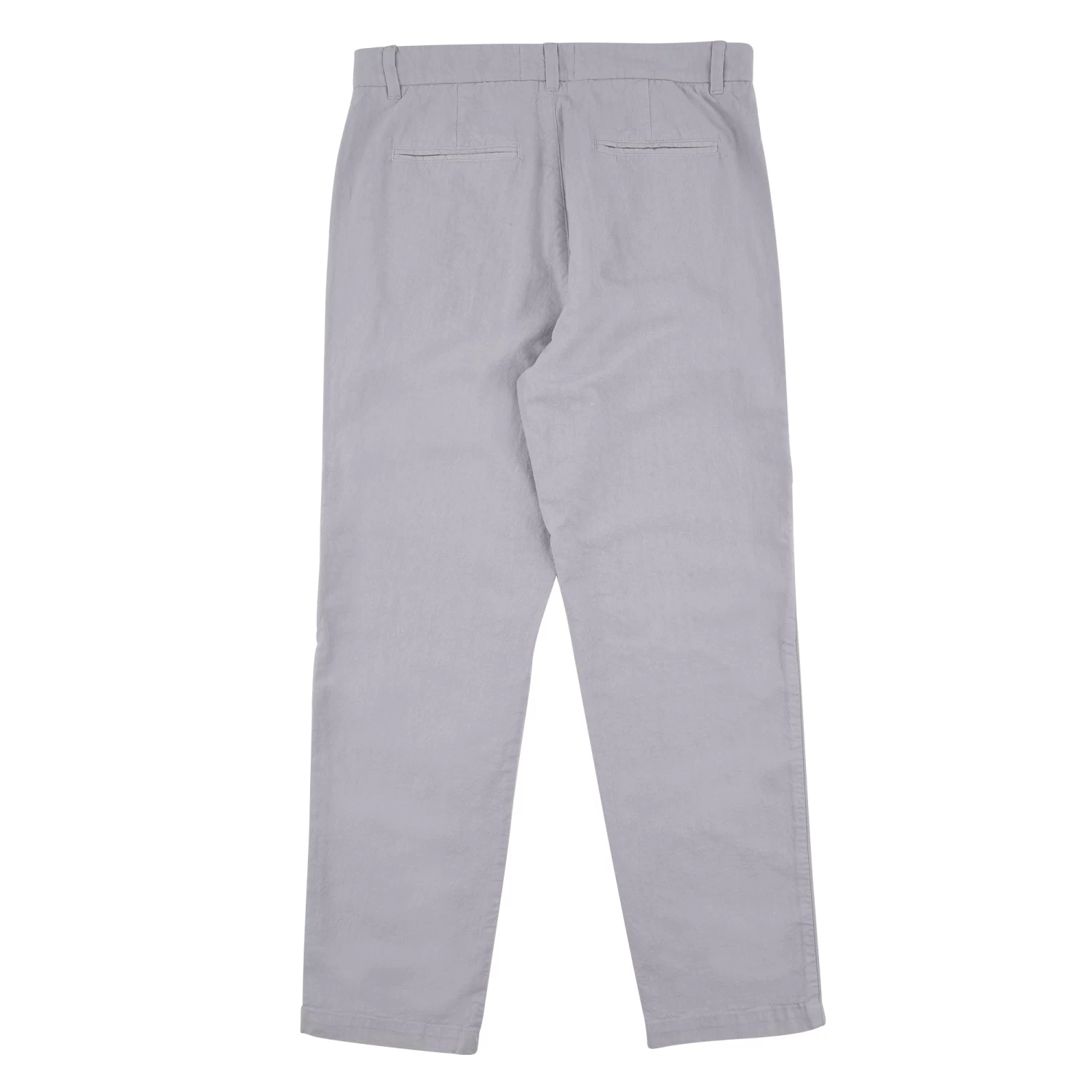 Cotton Linen Trouser Fixed - Mist Blue 9 Cotton Linen Trouser Fixed - Mist Blue - Image 7