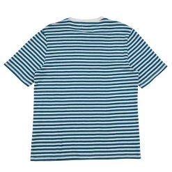 Classic Stripe Tee - Ocean Blue/ Ecru -Folk Store PRODUCT SLOT 2 896023 6C9EBFC92CBC166DC5549507C9F777E6FB27BB4AEEC7C8F13A98333703A8E4292CB3DA20DFDD7D11082A43403D4EFCE3607A14E27A2E53396F2093A97EA3D545