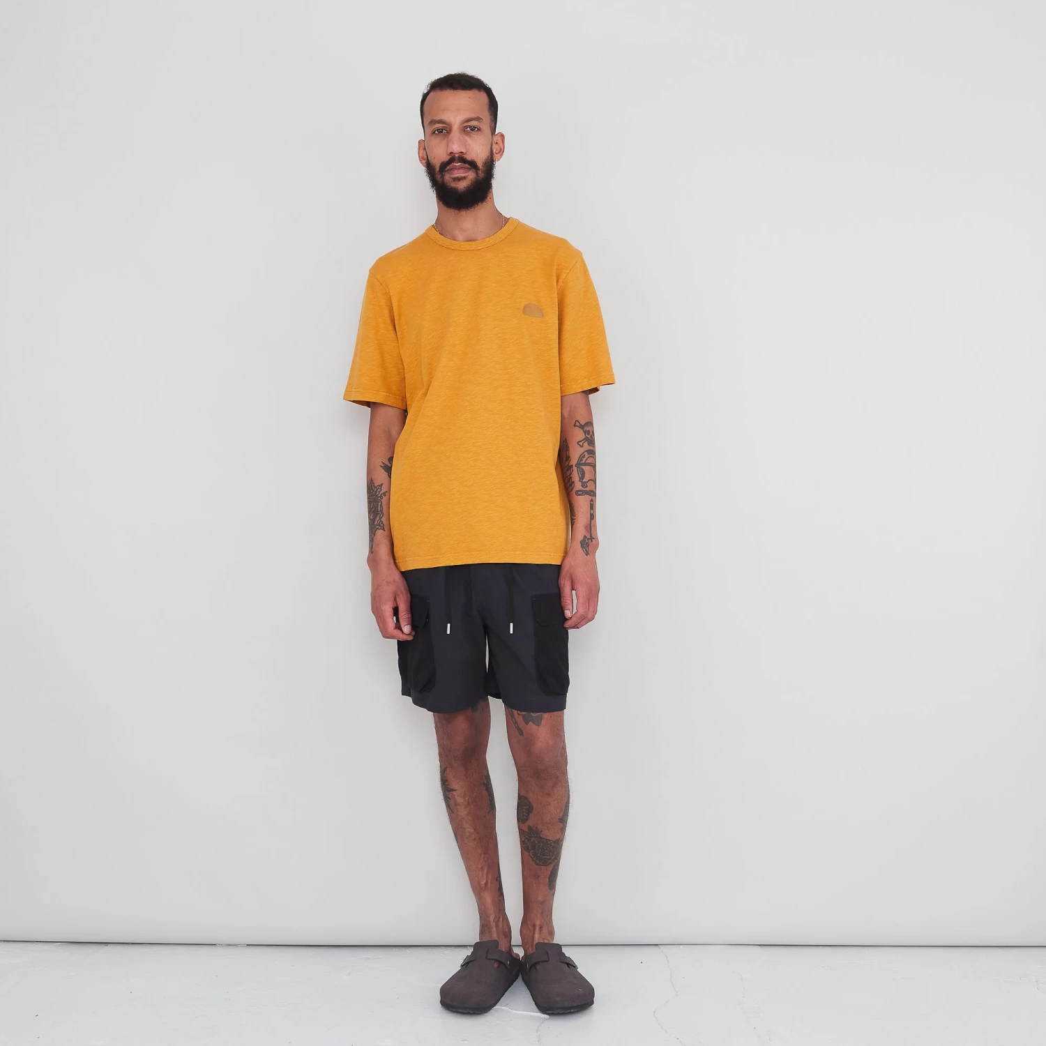 Slub Tee - Ochre 4 Slub Tee - Ochre - Image 2