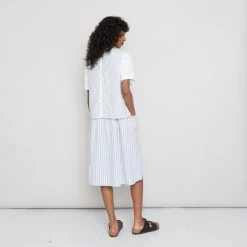 Gilet Women's - Cornflower Ecru Stripe -Folk Store PRODUCT SLOT 3 921631 6C9EBFC92CBC166DC5549507C9F777E6FB27BB4AEEC7C8F13A98333703A8E4292CB3DA20DFDD7D11082A43403D4EFCE3607A14E27A2E53396F2093A97EA3D545