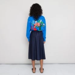 Full Seam Skirt Women's - Navy Light Poplin -Folk Store PRODUCT SLOT 3 921663 6C9EBFC92CBC166DC5549507C9F777E6FB27BB4AEEC7C8F13A98333703A8E4292CB3DA20DFDD7D11082A43403D4EFCE3607A14E27A2E53396F2093A97EA3D545