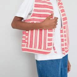 Gilet Women's - Ecru Vermilion Track Weave -Folk Store PRODUCT SLOT 4 921632 6C9EBFC92CBC166DC5549507C9F777E6FB27BB4AEEC7C8F13A98333703A8E4292CB3DA20DFDD7D11082A43403D4EFCE3607A14E27A2E53396F2093A97EA3D545