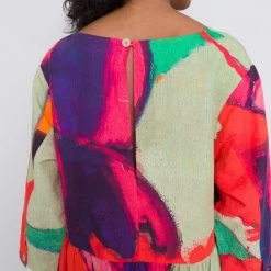 Joana Day Dress Women's - Red Tulip Print -Folk Store PRODUCT SLOT 4 921642 6C9EBFC92CBC166DC5549507C9F777E6FB27BB4AEEC7C8F13A98333703A8E4292CB3DA20DFDD7D11082A43403D4EFCE3607A14E27A2E53396F2093A97EA3D545