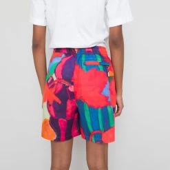 Wide Signal Shorts Women's - Red Tulip Print -Folk Store PRODUCT SLOT 4 921660 6C9EBFC92CBC166DC5549507C9F777E6FB27BB4AEEC7C8F13A98333703A8E4292CB3DA20DFDD7D11082A43403D4EFCE3607A14E27A2E53396F2093A97EA3D545