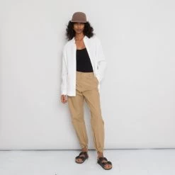 Boyfriend Shirt Women's - Double Layer Ecru Voile -Folk Store PRODUCT SLOT 4 921675 6C9EBFC92CBC166DC5549507C9F777E6FB27BB4AEEC7C8F13A98333703A8E4292CB3DA20DFDD7D11082A43403D4EFCE3607A14E27A2E53396F2093A97EA3D545