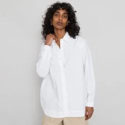 Boyfriend Shirt Women's - White Crinkle -Folk Store PRODUCT SLOT 4 921676 6C9EBFC92CBC166DC5549507C9F777E6FB27BB4AEEC7C8F13A98333703A8E4292CB3DA20DFDD7D11082A43403D4EFCE3607A14E27A2E53396F2093A97EA3D545