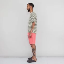 Classic Stripe Tee - Olive Ecru -Folk Store PRODUCT SLOT 4 935811 6C9EBFC92CBC166DC5549507C9F777E6FB27BB4AEEC7C8F13A98333703A8E4292CB3DA20DFDD7D11082A43403D4EFCE3607A14E27A2E53396F2093A97EA3D545