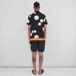 SS Soft Collar Shirt - Black Ecru Dot -Folk Store PRODUCT SWATCH 895966 6C9EBFC92CBC166DC5549507C9F777E6FB27BB4AEEC7C8F13A98333703A8E4292CB3DA20DFDD7D11082A43403D4EFCE3607A14E27A2E53396F2093A97EA3D545