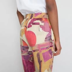 Drawcord Signal Pants Women's - Cutout Print Coral Multi -Folk Store PRODUCT SWATCH 921648 6C9EBFC92CBC166DC5549507C9F777E6FB27BB4AEEC7C8F13A98333703A8E4292CB3DA20DFDD7D11082A43403D4EFCE3607A14E27A2E53396F2093A97EA3D545