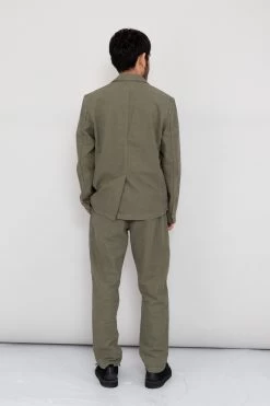 Cotton Linen Blazer - Olive -Folk Store Ryosuke SS23 342 973f2656 403f 454a a37a a9994e013de3