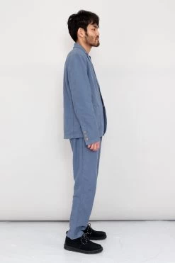 Cotton Linen Trouser Drawcord - Woad -Folk Store Ryosuke SS23 345 3b44090a 9eee 4e39 9162 ba46ca29a442