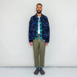 Boxy Puzzle Fleece - Stars And Flowers TH -Folk Store SS24preMarcelo 226