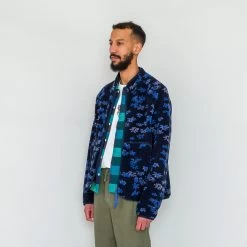 Boxy Puzzle Fleece - Stars And Flowers TH -Folk Store SS24preMarcelo 227