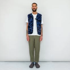 Collarless Puzzle Gilet - Stars And Flowers TH -Folk Store SS24preMarcelo 257