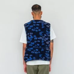 Collarless Puzzle Gilet - Stars And Flowers TH -Folk Store SS24preMarcelo 260