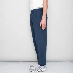 Drawcord Assembly Pant - Ash Navy Crinkle 17 Drawcord Assembly Pant - Ash Navy Crinkle -Folk Store SidneySS24trousers 022