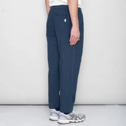 Drawcord Assembly Pant - Ash Navy Crinkle 16 Drawcord Assembly Pant - Ash Navy Crinkle -Folk Store SidneySS24trousers 024