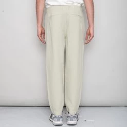Assembly Pant - Light Olive Herringbone -Folk Store SidneySS24trousers 030
