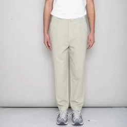 Assembly Pant - Light Olive Herringbone -Folk Store SidneySS24trousers 032