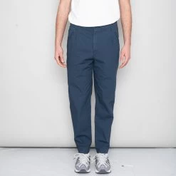 Assembly Pant - Ash Navy Poplin -Folk Store SidneySS24trousers 052