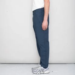 Assembly Pant - Ash Navy Poplin -Folk Store SidneySS24trousers 054
