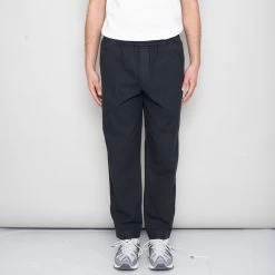 Drawcord Assembly Pant - Soft Black Linen -Folk Store SidneySS24trousers 065