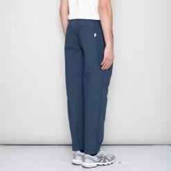 Drawcord Assembly Pant - Ash Navy Poplin 11 Drawcord Assembly Pant - Ash Navy Poplin -Folk Store SidneySS24trousers 083