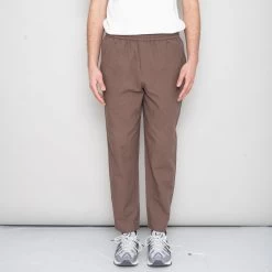 Drawcord Assembly Pant - Ash Brown Crinkle -Folk Store SidneySS24trousers 084
