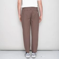 Drawcord Assembly Pant - Ash Brown Crinkle -Folk Store SidneySS24trousers 090