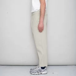 Drawcord Assembly Pant - Light Olive Herringbone -Folk Store SidneySS24trousers 142