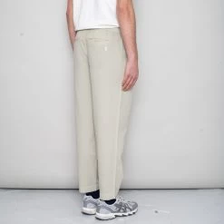 Drawcord Assembly Pant - Light Olive Herringbone -Folk Store SidneySS24trousers 144