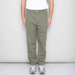 Assembly Pant - Olive Seersucker -Folk Store SidneySS24trousers 146