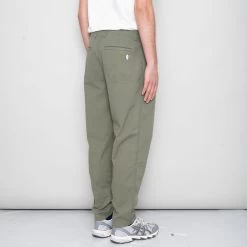 Assembly Pant - Olive Seersucker -Folk Store SidneySS24trousers 150