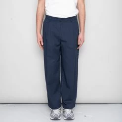 Wide Fit Trouser - Navy -Folk Store SidneySS24trousers 166
