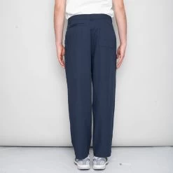 Wide Fit Trouser - Navy -Folk Store SidneySS24trousers 169