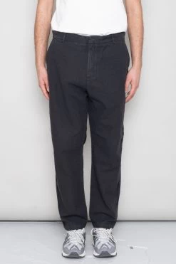 Cotton Linen Trouser Fixed - Soft Black -Folk Store SidneySS24trousers 183