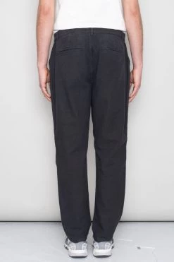 Cotton Linen Trouser Fixed - Soft Black -Folk Store SidneySS24trousers 186