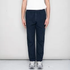 Cotton Linen Trouser Drawcord - Navy -Folk Store SidneySS24trousers 201