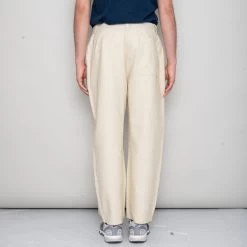 Barrel Leg Pant - Stone Hemp Canvas -Folk Store SidneySS24trousers 218