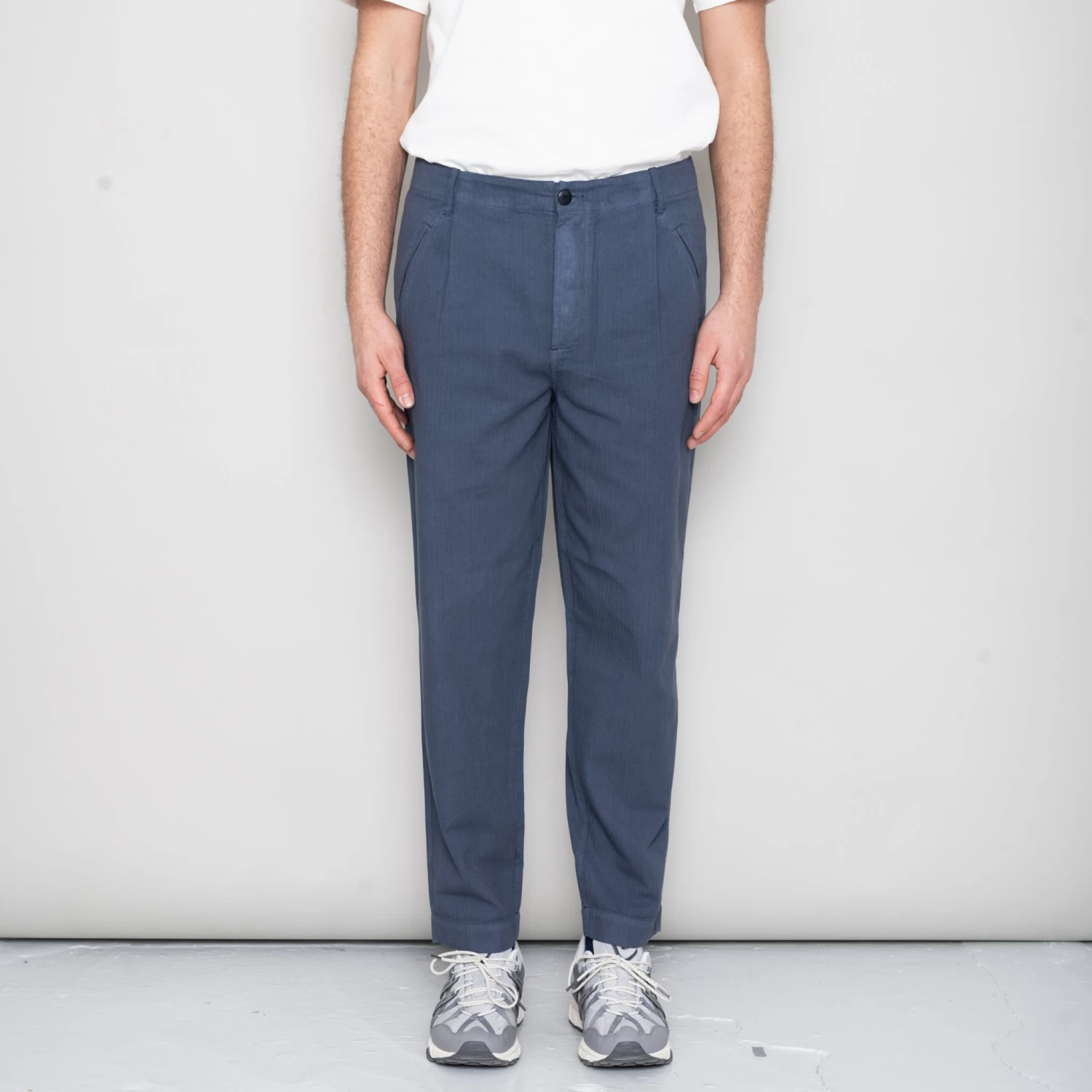 Assembly Pant - Navy Herringbone 6 Assembly Pant - Navy Herringbone - Image 4