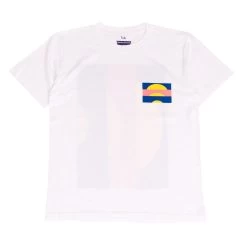 Folk X Damien Poulain T-shirt Sun Print - White -Folk Store archivess24 1067 3ed3d75b 837c 484c b61d 0b9f1207efa3