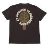 Organic Cotton Tee - Wash Black - Tree -Folk Store colllab 1473