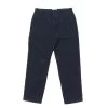 Cotton Linen Trouser Fixed - Soft Navy -Folk Store ss24coreflats 023