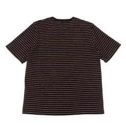 SS Textured Stripe Tee - Black Taupe -Folk Store ss24coreflats 049